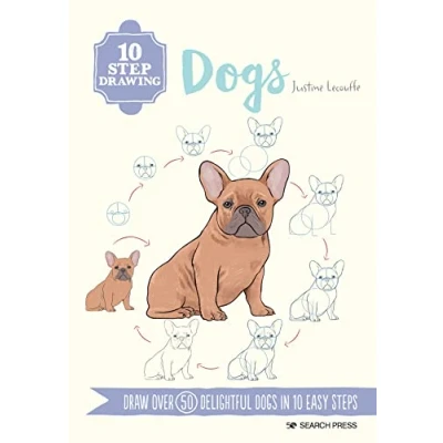 Afbeelding van 10 Step Drawing Drawing: Dogs