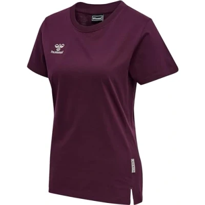 Afbeelding van Hummel MOVE GRID Tshirt print, Dames, Maat: Small, Grape wine