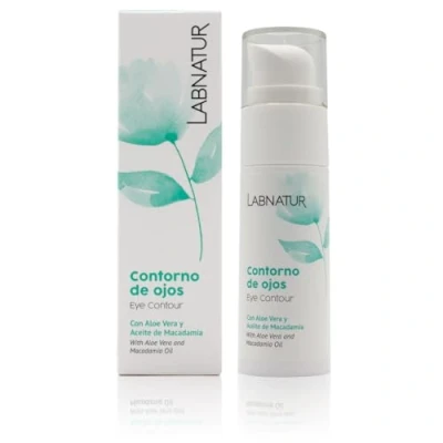 Afbeelding van LabNatur Oogcontour Gel 30ml tegen rimpels en fijne lijntjes rondom je ogen. Voorkomt wallen.