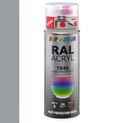 Afbeelding van Dupli Color Ral Acryl 7040 Venster grijs Hoogglans 400 ml