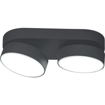 Afbeelding van LUTEC Connect STANOS Dubbele Plafondspot Smart verlichting LED Dimbaar Zwart