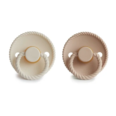 Afbeelding van Frigg Fopspeen Rope 6 18mnd Cream/Croissant 2st
