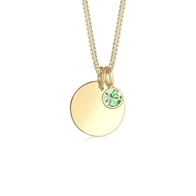 Afbeelding van Elli Birthstone November Ketting, Dames, Maat: 45, Hellgrün