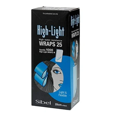 Afbeelding van Sinelco High Light Wraps 1000st 10x25cm Haibu by Kapperskorting.com