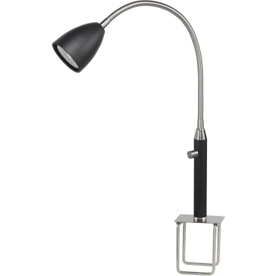 Afbeelding van HighLight bedleeslamp Malmö incl. dimmer zwart