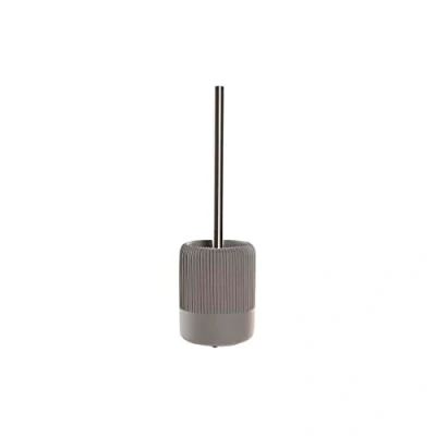 Afbeelding van Toiletborstel DKD Home Decor 11 X 36,5 CM Grijs Cement Roestvrij staal