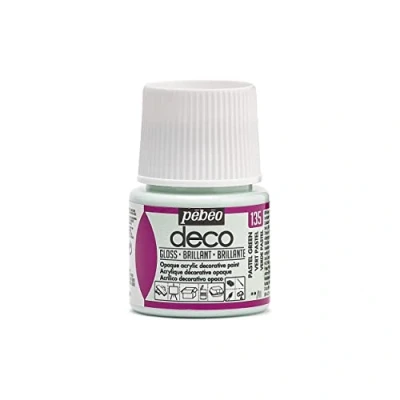 Image de Pébéo Deco Peinture 45 ml Brillant Vert Pastel 092135