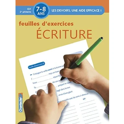 Afbeelding van Les devoirs Feuilles d&#039;ex. écriture (7 8 a.)