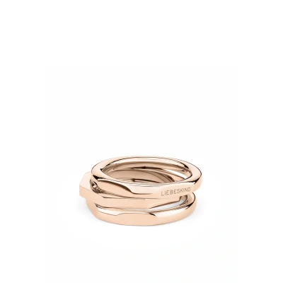 Afbeelding van Liebeskind Berlin 3 PACK Ring, Dames, Maat: 56, Roségold