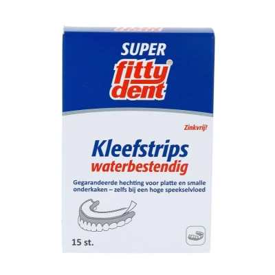 Afbeelding van Fittydent Kleefstrips 15 stuks