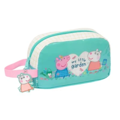Afbeelding van Thermische Snacktas Peppa Pig Pretty flowers Geel Munt 21,5 x 12 6,5 cm