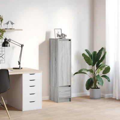 Afbeelding van vidaXL Highboard 29,5x34x119,5 cm spaanplaat grijs sonoma