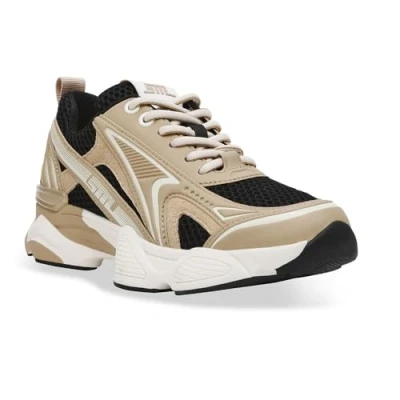 Afbeelding van Steve Madden Speedster Sneakers laag, Dames, Maat: 36, Irish/black silver Imitatieleer/ textiel