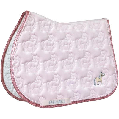Afbeelding van Kentucky Horsewear Zadeldek PONY Roze Springen