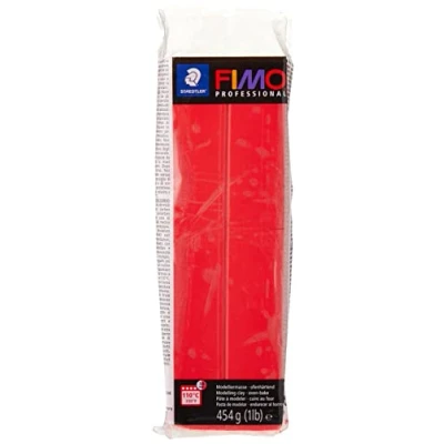 Afbeelding van grootverpakking nr. 200 350gr Rood Fimo professional