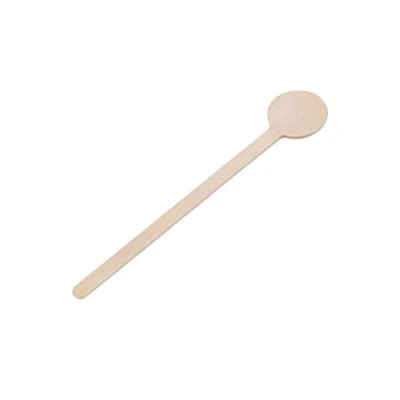 Afbeelding van Fiesta Compostable biologisch afbreekbare houten cocktail roerstaafjes 10cm (100 stuks)