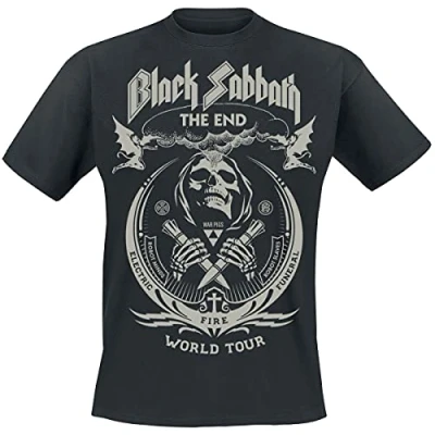Afbeelding van Black Sabbath The End, zwart.