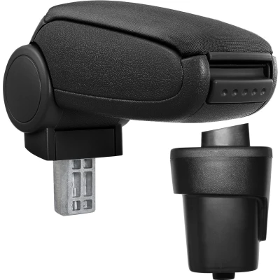 Afbeelding van [pro.tec]® Armsteun Opel Karl 2015 1. generatie stof zwart