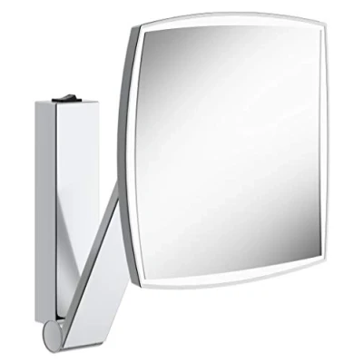 Afbeelding van Make up spiegel met LED verlichting, chroom