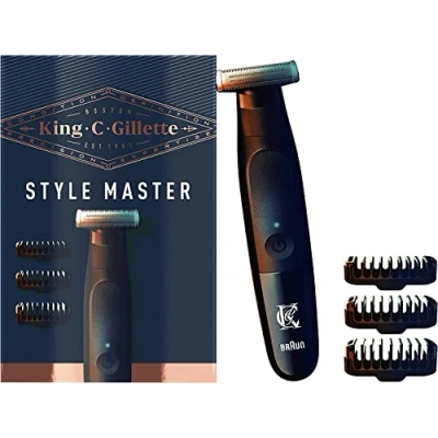 Afbeelding van 3x King C. Gillette Style Master Stoppelbaardtrimmer 1 set