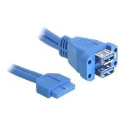 Image de DeLOCK USB 3.0 Pin Header câble interne vers externe 45 cm