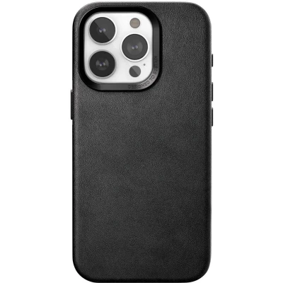 Afbeelding van Bio Leather Case MagSafe iPhone 15 Pro Zwart