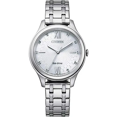 Afbeelding van Citizen EM0500 73A Horloge Staal Zilverkleurig Ø 32 mm