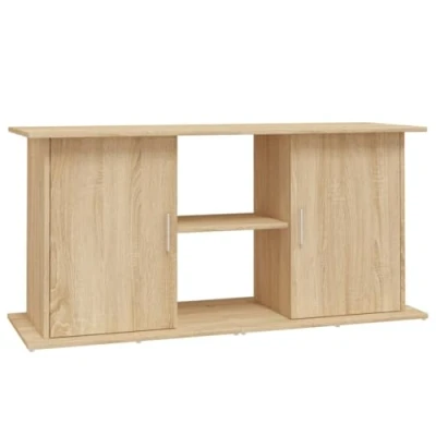 Afbeelding van Aquariumstandaard 121x41x58 cm bewerkt hout sonoma eikenkleurig