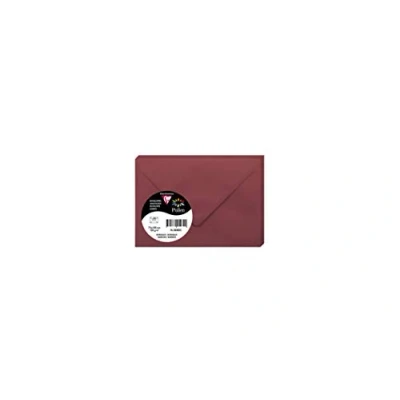 Image de Paquet de 20 enveloppes Pollen 75x100mm Bordeaux 120g