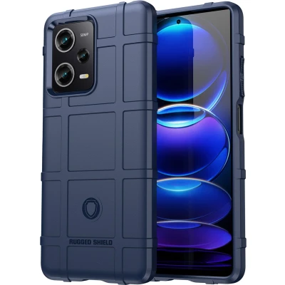 Afbeelding van iMoshion Hoesje Geschikt voor Xiaomi Poco X5 5G Siliconen Thunder Backcover Donkerblauw