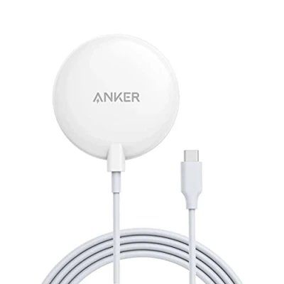 Afbeelding van Anker 313 Magnetische draadloze oplaadpad, oplader met 150 cm USB C kabel, alleen geschikt voor iPhone 14/14 Pro / 14 Max 13/13 Mini 13 Max/iPhone 12 (zonder voeding)