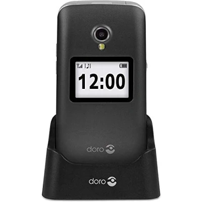 Afbeelding van Able2 Mobiele telefoon 2424 2G grijs/wit