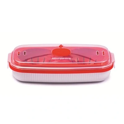 Afbeelding van Snips Eieren, omelet en voor de magnetron 0,75 liter kleur wit Tempozer lijn 24 x 12,5 6 cm BPA vrij Made in Italy