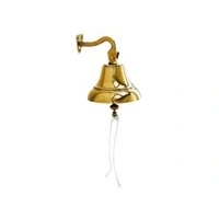 Afbeelding van Scheepsbel met houder messing 15cm
