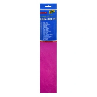 Image de Folia papier crépon 250 x 50 cm rose foncé