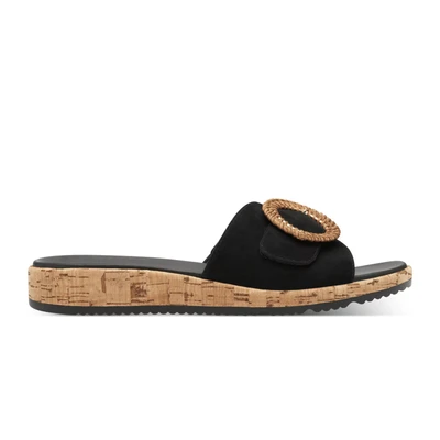 Afbeelding van Tamaris Muiltjes, Dames, Maat: 37, Black Leer