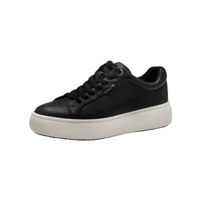 Afbeelding van Tamaris 1 23736 42 damessneakers, Zwart leder