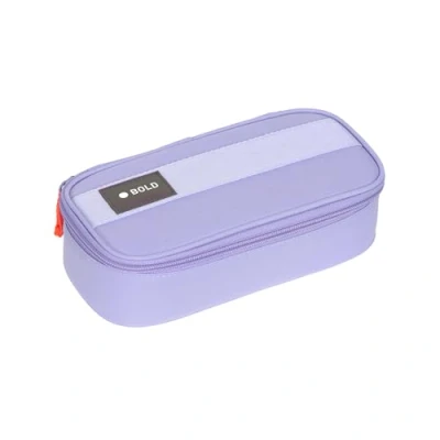 Afbeelding van Bold Lässig Kinderetui voor School of thuis met ritssluiting schoolbenodigdheden/Bold Spacy Pencil Case Lavendel, Paars, Trendy, Paars., Modieus