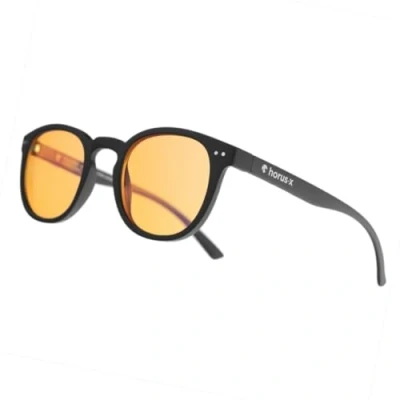 Afbeelding van Horus X bril tegen blauw licht voor dames en heren PC scherm vermoeidheid migraine van de ogen Urban Amber