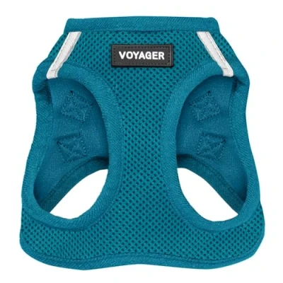 Afbeelding van Voyager Step In Air Hondenharnas door Best Pet Supplies, Harnas voor kleine en middelgrote honden, alle weertypen Turquoise, S, Borst: 37 40.5 cm