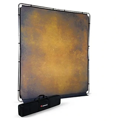 Afbeelding van Manfrotto EzyFrame vintage achtergrond 2x2,3m tabak