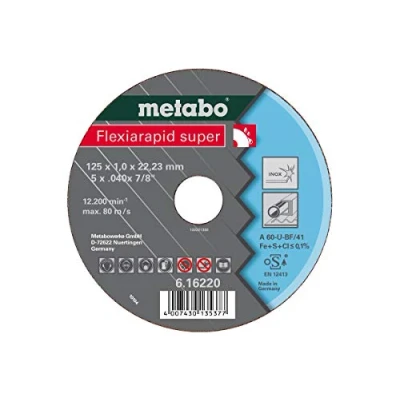Afbeelding van Metabo 616216000 Doorslijpschijf recht 25 stuk(s)