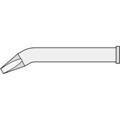 Afbeelding van Weller XT BX soldeerpunt Beitelvorm, gebogen Grootte 2.4 mm Lengte soldeerpunt: 51.5 Inhoud: 1 stuk(s)