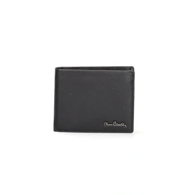 Afbeelding van Pierre Cardin Leren herenportemonnee, portemonnee, creditcard, creditcardhouder, zwart, casual, klassiek, sportief, zwart., Sportieve klassieke casual