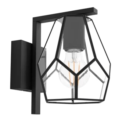 Afbeelding van EGLO Mardyke Wandlamp E27 20,5 cm Zwart
