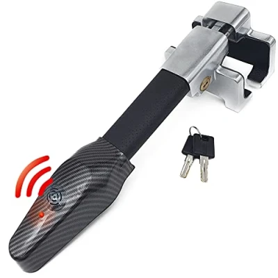 Afbeelding van KRASER KR830 Antidiefstal, auto, alarm, 120 dB, stuurslot, stacaravan, vrachtwagen, busje, stang, blokkering, universeel voertuig, veiligheidsvergrendelingsstang, universele