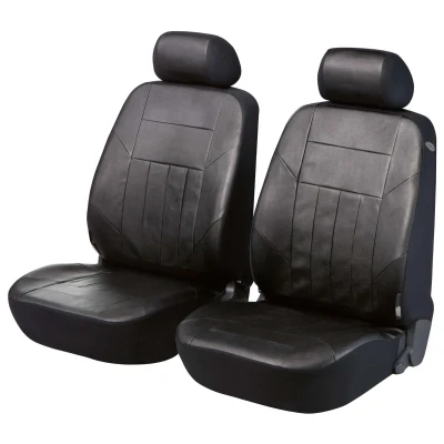 Afbeelding van WALSER 11958 Stoelhoes Zwart Kunstleer Voor VOLKSWAGEN: Polo V Hatchback, Caddy 3, IV OPEL: Astra G Saloon, Zafira B