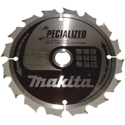 Afbeelding van MAKITA B 33037 zaagblad SPECIALIZED hout met nagels 165x20x16T