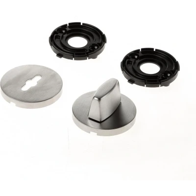 Afbeelding van Toilet /badkamerrozet rond ASL rvs