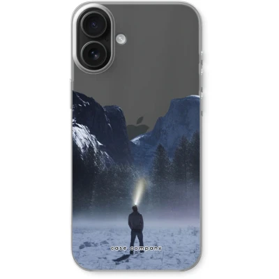 Afbeelding van Case Company® hoesje geschikt voor iPhone 16 Plus Wanderlust Soft Cover Telefoonhoesje Bescherming aan alle Kanten en Schermrand